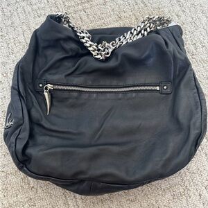 Christian Louboutin Marianna Hobo Black Leather